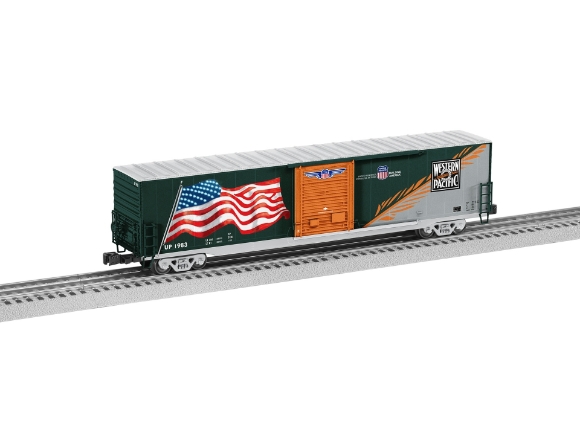 Picture of Western Pacific Heritage 60' LED Flag Boxcar