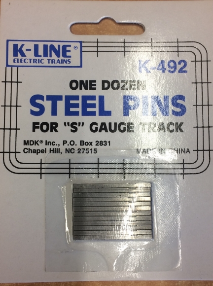 Picture of K-line S-Gauge Steel Pins