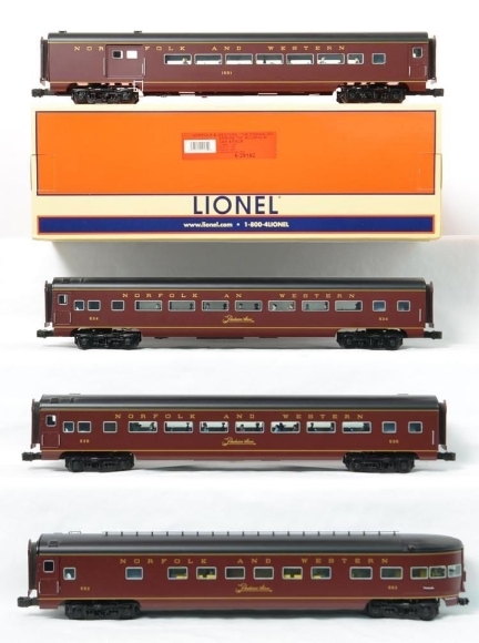 Picture of Norfolk & Western 18'' 4-Car Aluminum Set 