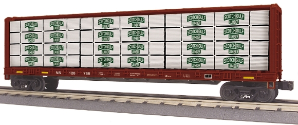 Picture of Norfolk Southern I-Beam Flatcar w/Scotch Gulf Lumber