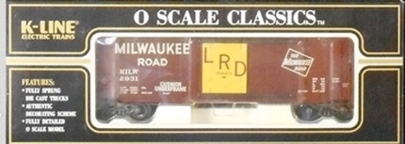 Picture of K-Line Milwaukee Road O Scale Boxcar