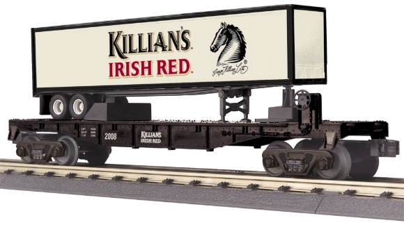 Picture of Killians Irish Red Flatcar w/Trailer