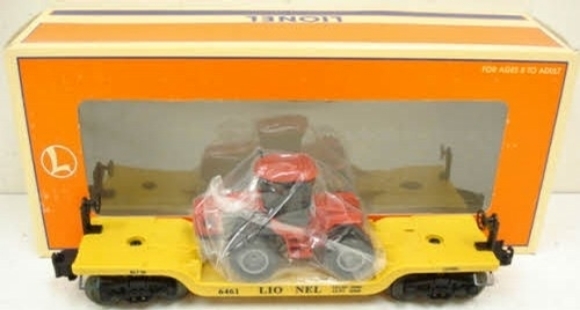 Picture of Lionel Depressed Flat w/Ertl Case FWD Tractor