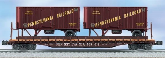 Picture of Pennsylvania PS-4 Flat w/Piggyback Trailers #469618