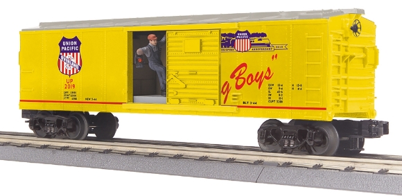 Picture of Union Pacific Operating Boxcar w/Signal Man