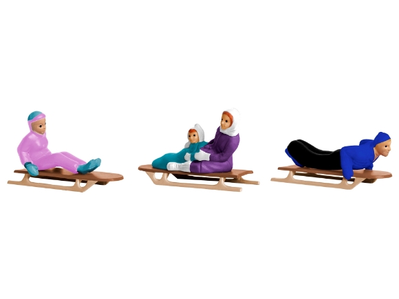 Picture of Kids on Sleds Figures (6pc)