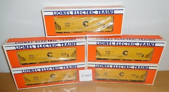 Picture of Chessie ACF 3-Bay St 'O' Hopper 5-Car Set (17100 to 17104)