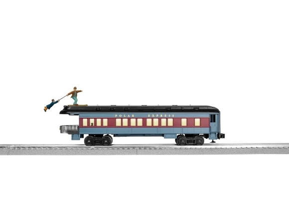 Picture of Polar Express Skiing Hobo Observation Car -Black Roof
