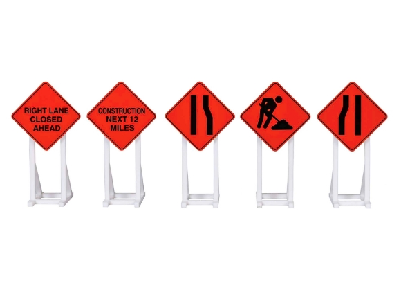 Picture of Construction Signs (Pack of 5)