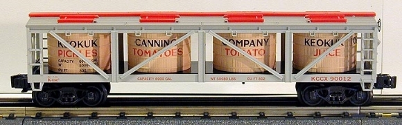 Picture of K-Line Keokuk Canning Co. Vat Car with Opening Vat Doors