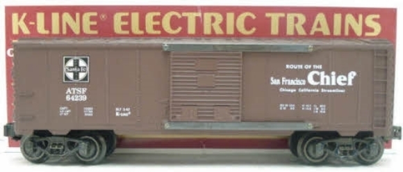 Picture of K-Line Santa Fe 'Chief' Map Boxcar