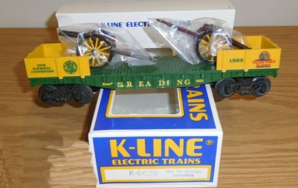Picture of TCA Reading Flatcar w/(2) Civil War Cannons