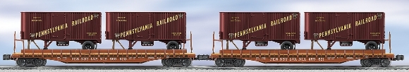 Picture of Pennsylvania Flatcar w/Piggyback Trailers 2pk.