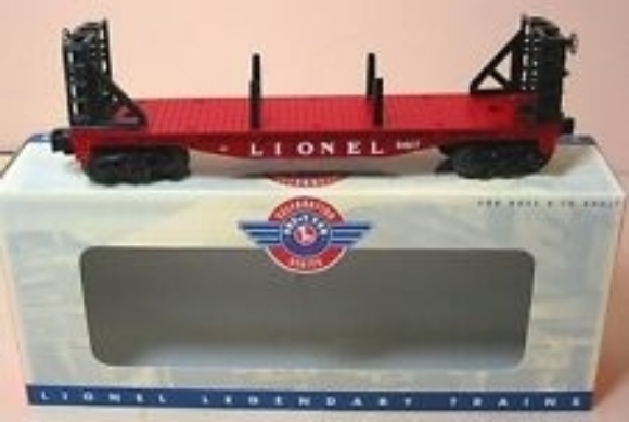 Picture of Lionel #6467 Flatcar w/Bulkhead & stakes