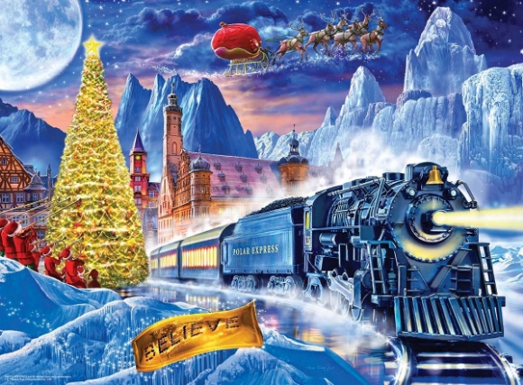 Picture of Polar Express Glow-in-the-Dark 100pc Puzzle