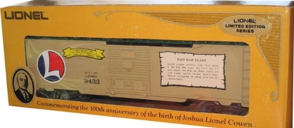 Picture of Joshua Lionel Cowen 'Postwar Year' Boxcar