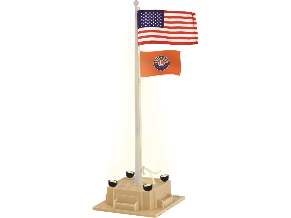 Picture of Plug-N-Play Lionel Illuminated Flagpole