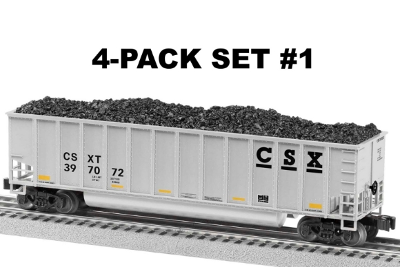 Picture of CSX Bathtub Gondola 4pk. Set #1