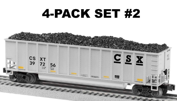 Picture of CSX Bathtub Gondola 4pk. Set #2