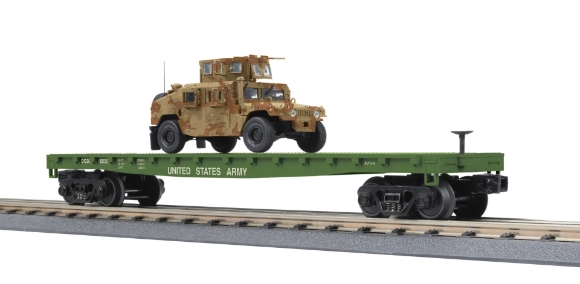 Picture of U.S. Army Flatcar w/(1) Humvee Desert Vehicle