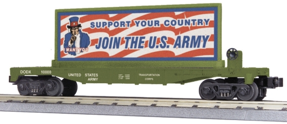 Picture of U.S Army Flatcar w/Billboard