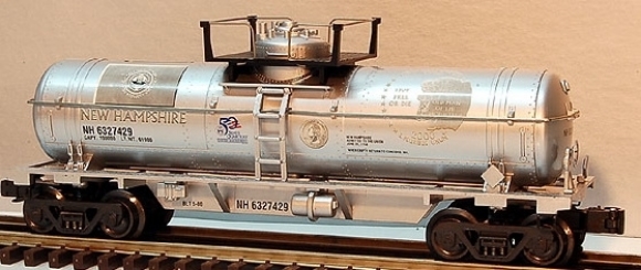 Picture of New Hampshire Quarter State Tank Car