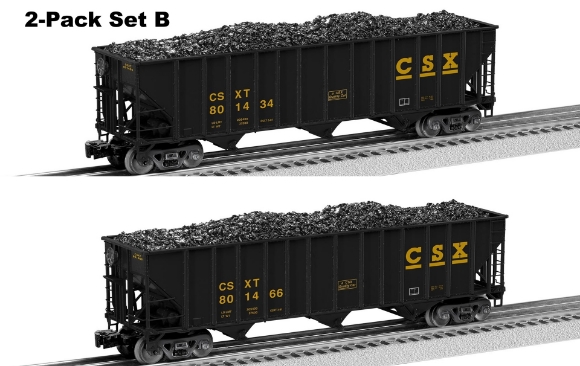 Picture of CSX Die-Cast 100-ton Coal Hopper 2pk. B