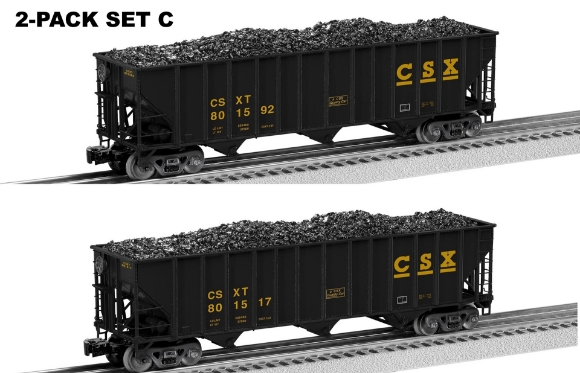 Picture of CSX Die-Cast 100-ton Coal Hopper 2pk. C