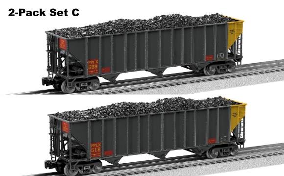 Picture of PP&L Die-Cast 100-ton Coal Hopper 2pk. C *