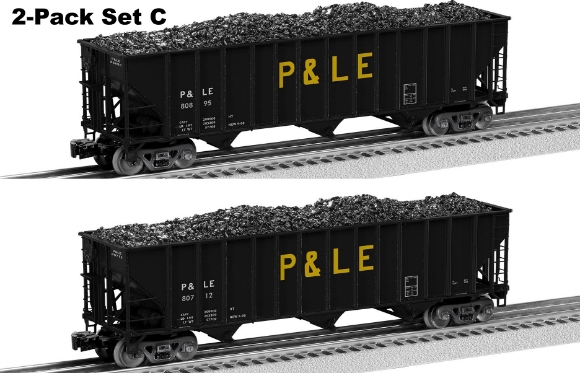 Picture of P&LE Die-Cast 100-ton Coal Hopper 2pk. C