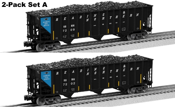 Picture of Reading & Northern Die-Cast 100-ton Coal Hopper 2pk. A