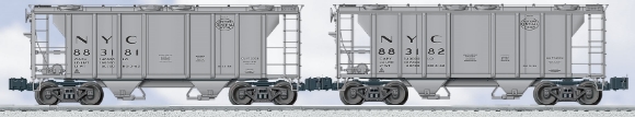 Picture of New York Central PS-2 Hopper 2pk.