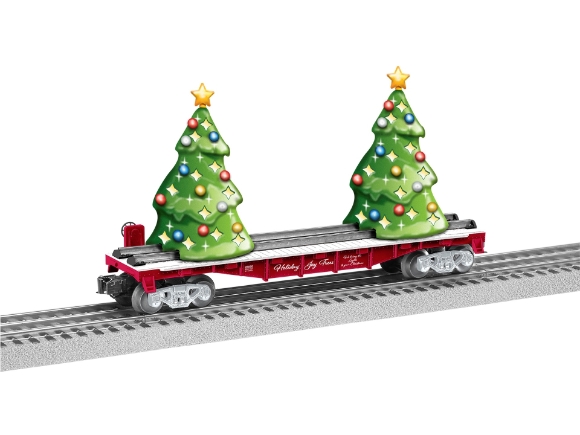 Picture of Christmas Tree Lighted Flatcar
