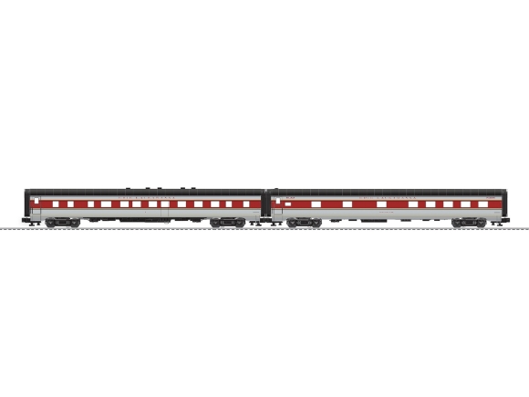 Picture of Erie Lackawanna 21" Passenger Car 2-pack (used)