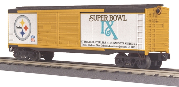 Picture of Pittsburgh Steelers Super Bowl IX Boxcar