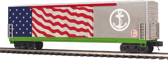 Picture of KCS Veteran's U.S. Navy 50' Double-Door Plugged Boxcar