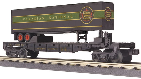 Picture of Canadian National Flatcar w/Trailer
