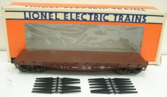 Picture of New York Central Flatcar w/stakes