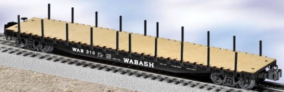 Picture of Wabash PS-4 50' Flatcar w/stakes