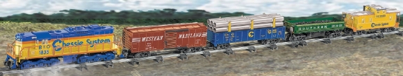 Picture of Chessie SD-9 Freight Set (sealed)