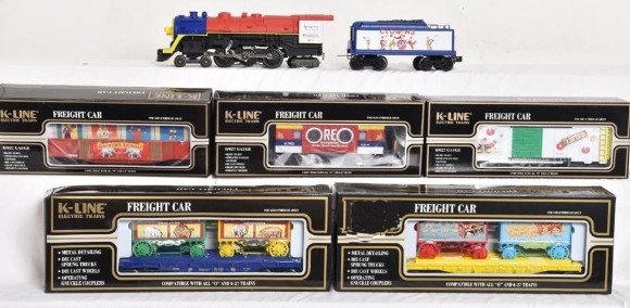 Picture of Nabisco Steam Engine Freight Circus Set
