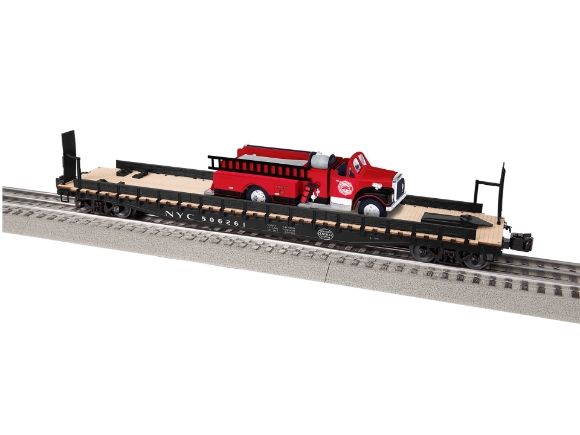 Picture of New York Central 50' Flatcar w/Firetruck