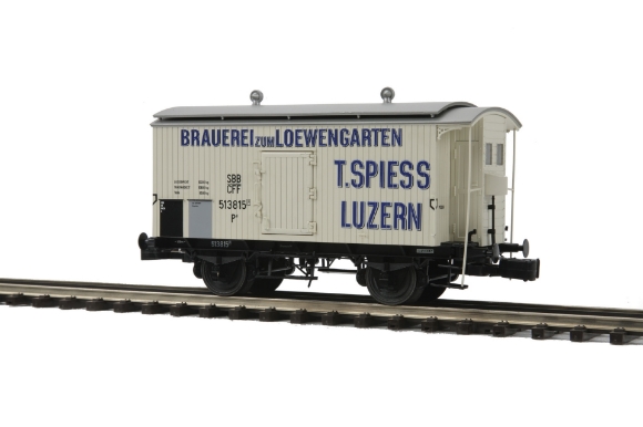 Picture of European Bierwagen/Reefer Car (Scale Wheels) - Brauerei Loewengarten