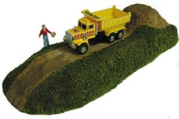 Picture of Animated Dump Truck Construction Scene 