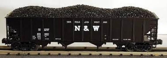 Picture of MTH Premier Norfolk & Western 4-Bay Coal Hopper