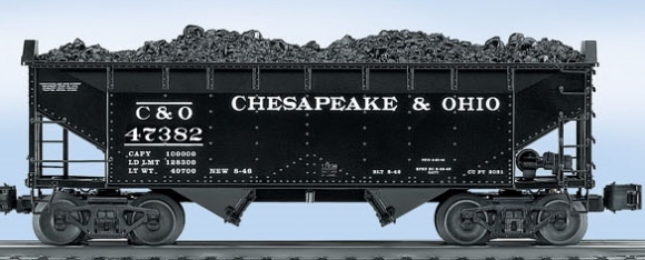 Picture of Chesapeake & Ohio Offset Hopper Car #47382