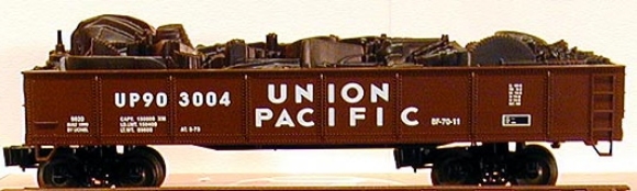 Picture of Union Pacific Gondola w/Scrap Load 