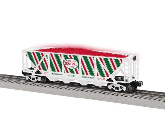 Picture of North Pole Central Illuminated Hopper Car