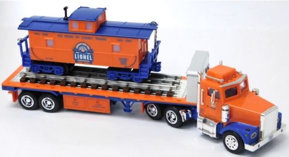 Picture of Lionel Toy Truck Flatbed with Caboose