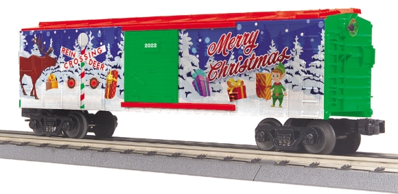 Picture of Christmas Boxcar w/Blinking LEDs 